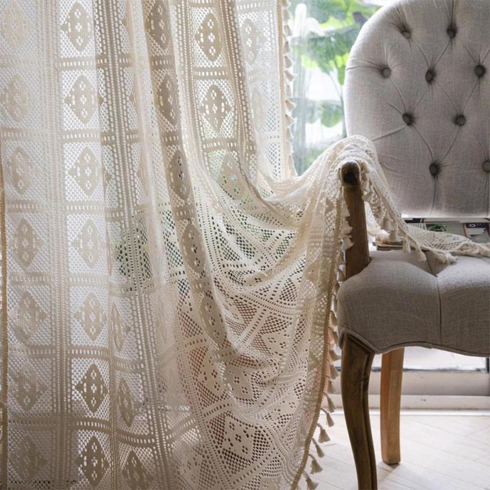 Rhombus Plaid Diamond Pattern Curtain by Casa & Beyond