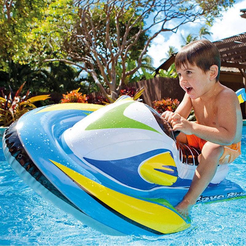 Inflatable Floating Jet Ski for Kids by Bowlift