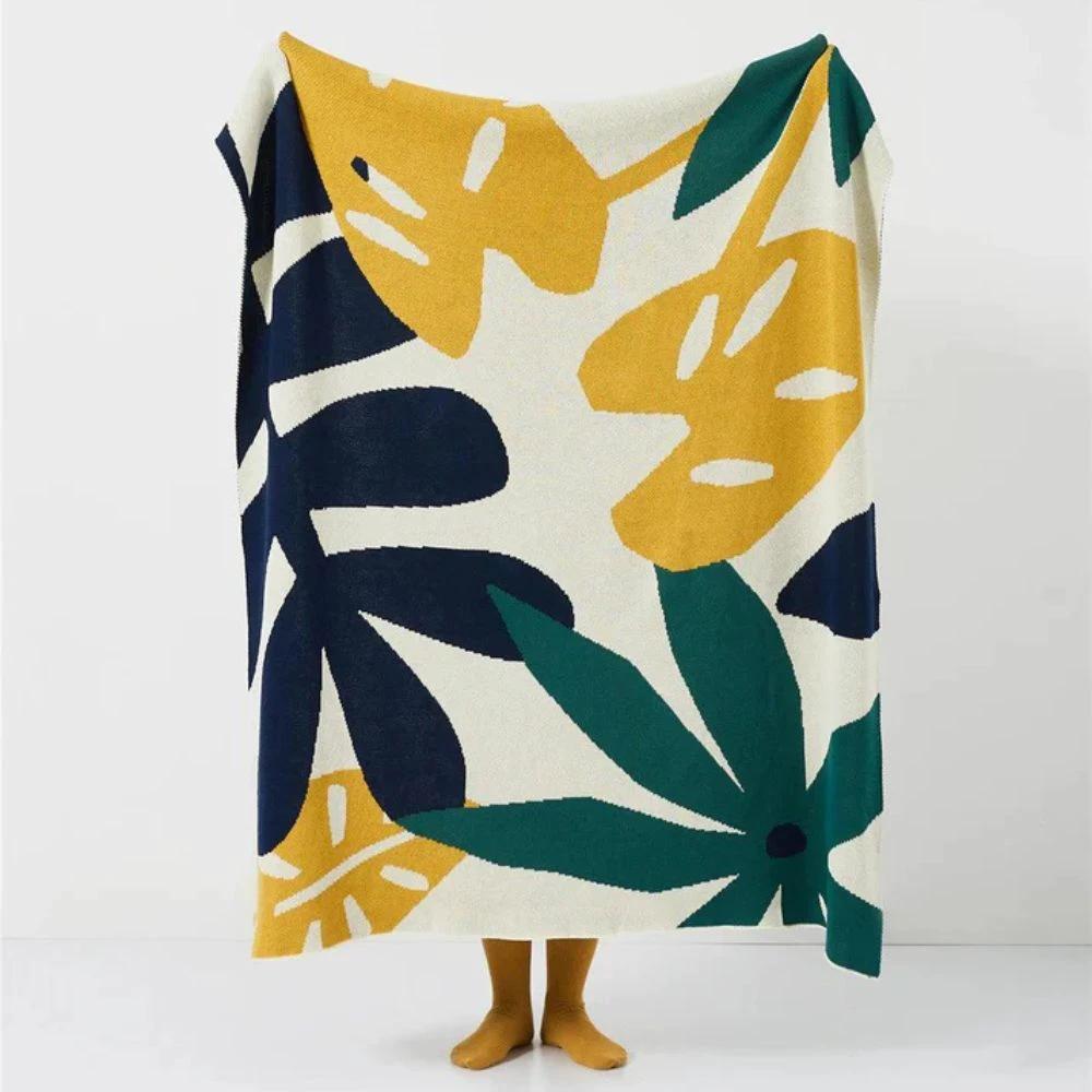 Tropical Breeze Knit Blanket by Casa & Beyond