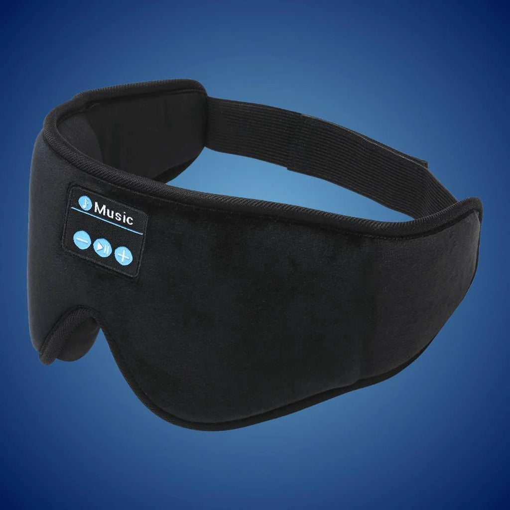 DreamSounds Bluetooth Sleeping Mask with Built-in Headphones | for Travel - Meditation - Light Blocking Comfort Bowlift by Bowlift
