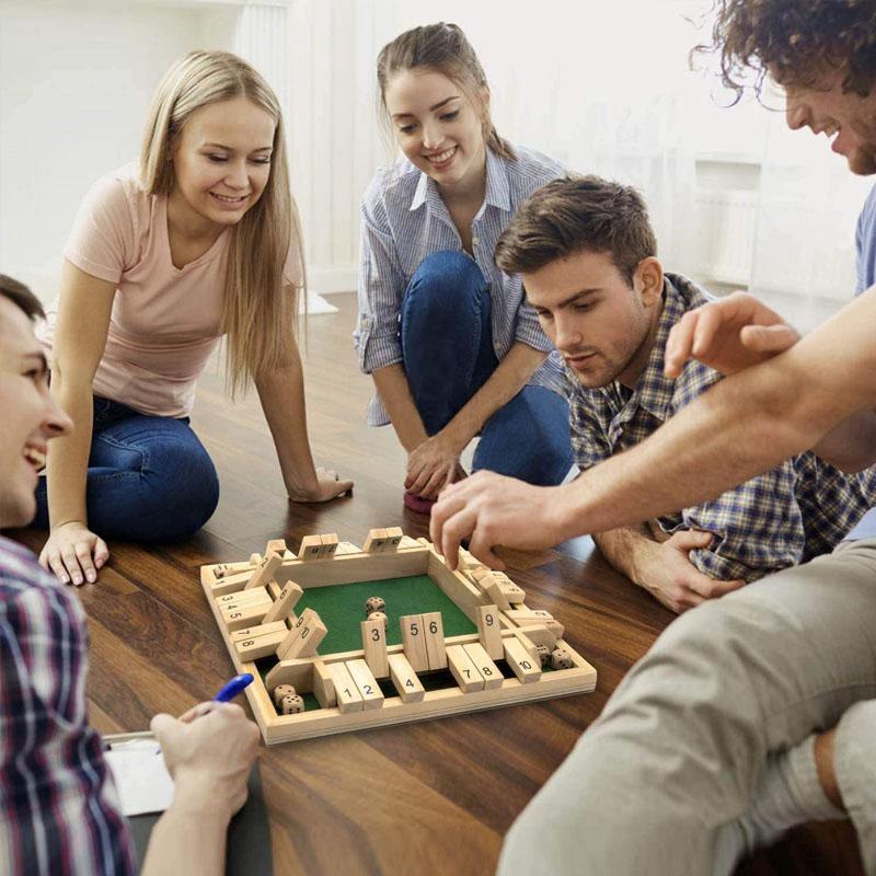 Wooden game board with lockable spinning by Bowlift