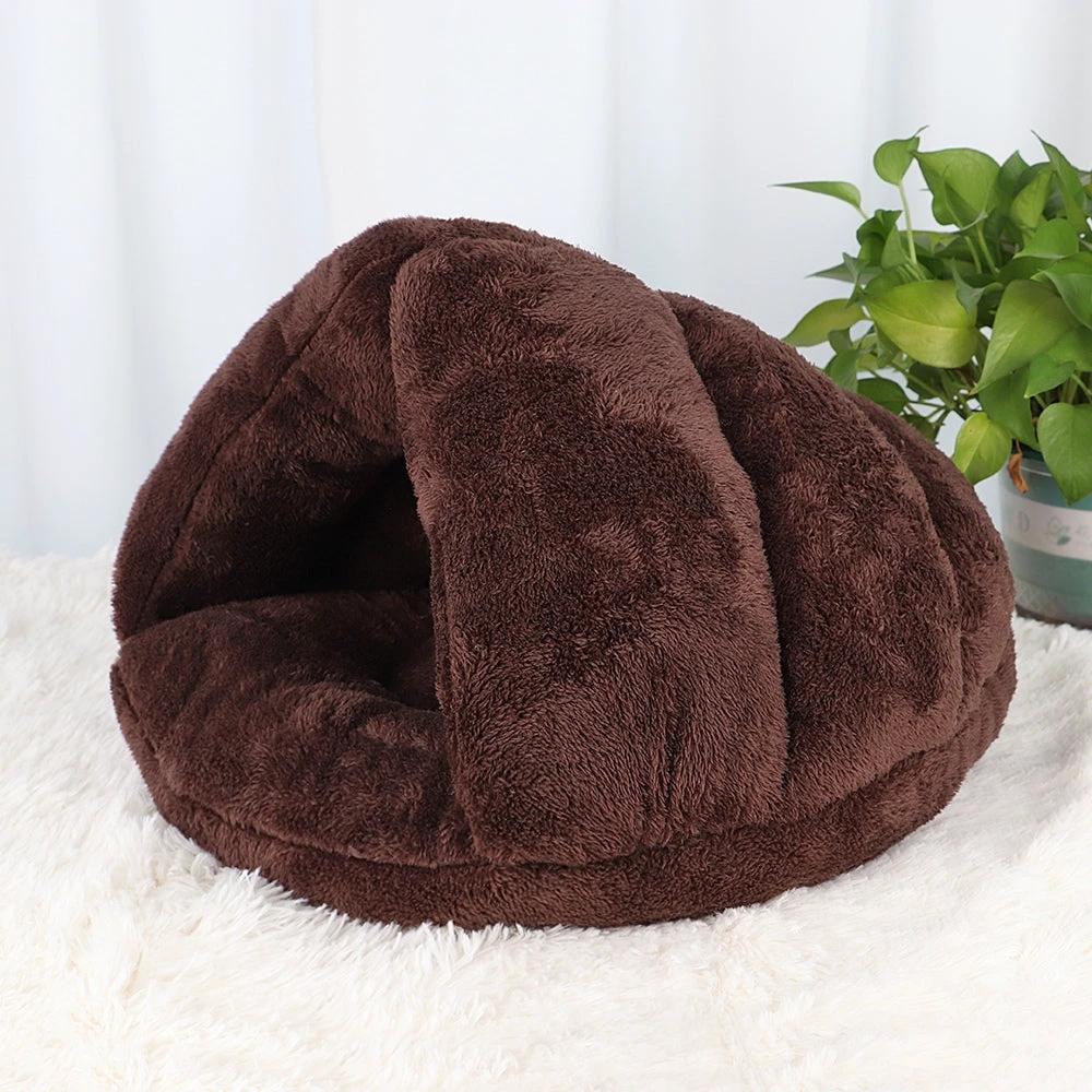 Polar-Fleece Pet Cave Bed by Casa & Beyond