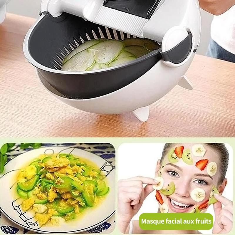 Practical Rotating Vegetable Cutter by Bowlift