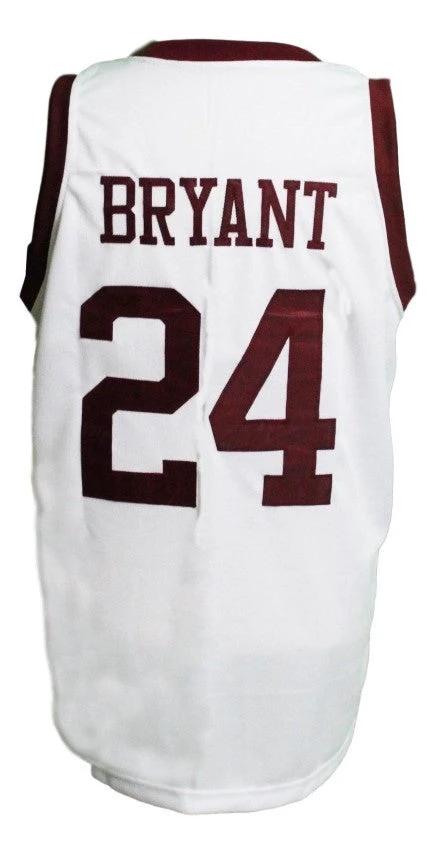 Kobe Bryant Jersey #24 Bala Cynwyd Middle School Basketball New White by My store basketball