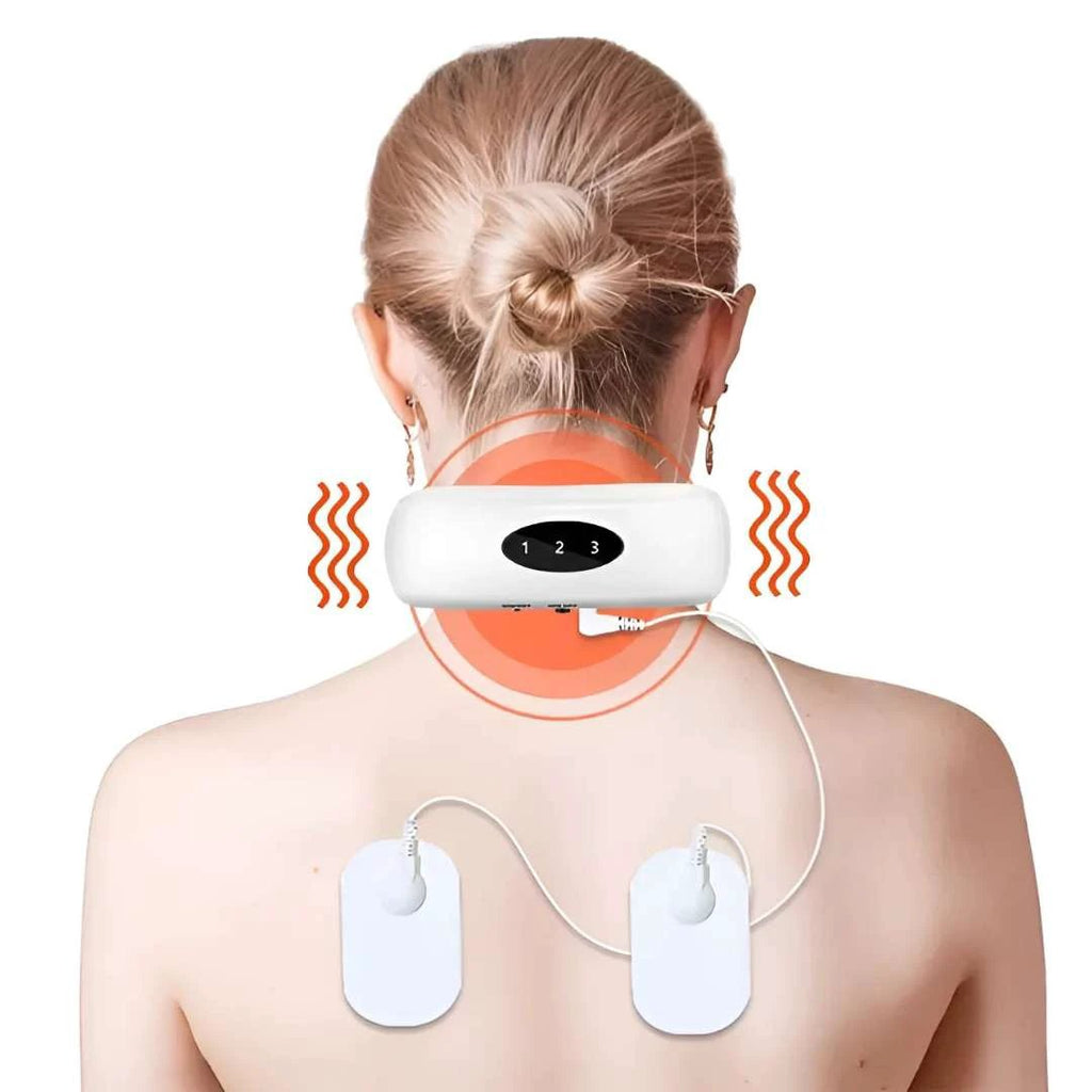 NeckEase | Vibration Neck Massager – Pain Relief – Portable Design – Soothes Stiff Muscles – Stress & Tension Relief Bowlift by Bowlift