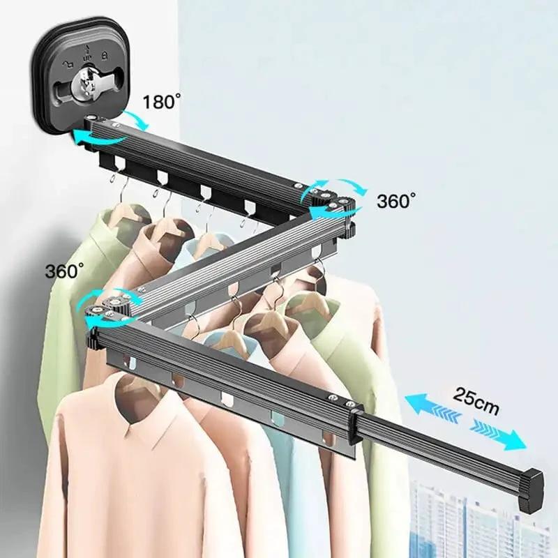 Retractable clothesline with suction cup Bowlift by Bowlift