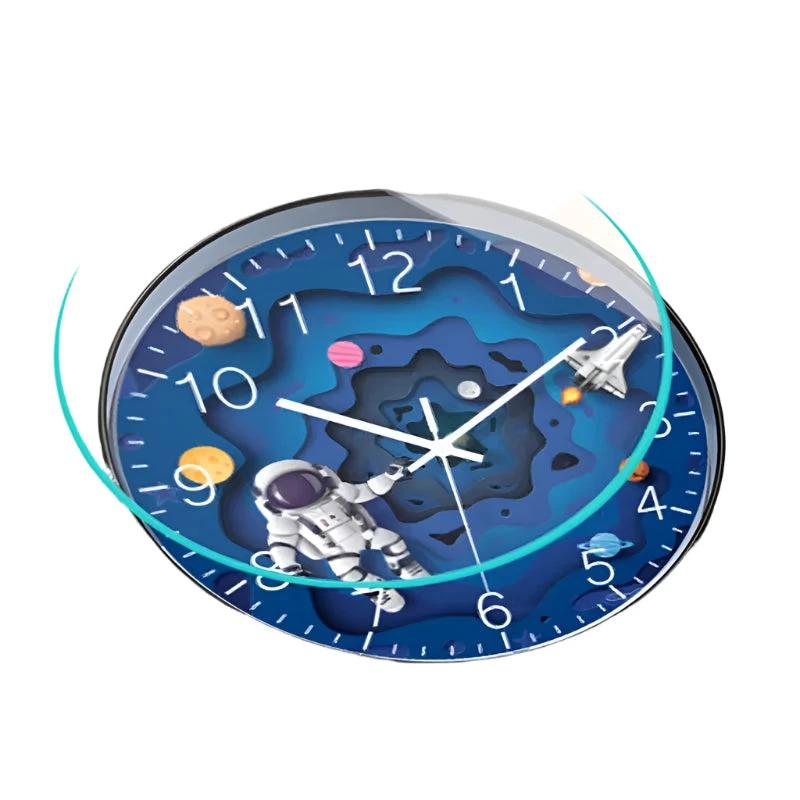 Cosmotime Kids Room Theme Wall Clock Bowlift by Bowlift
