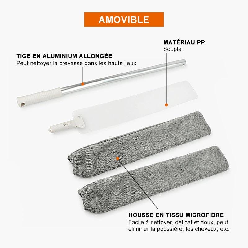Dust broom with long handle by Bowlift