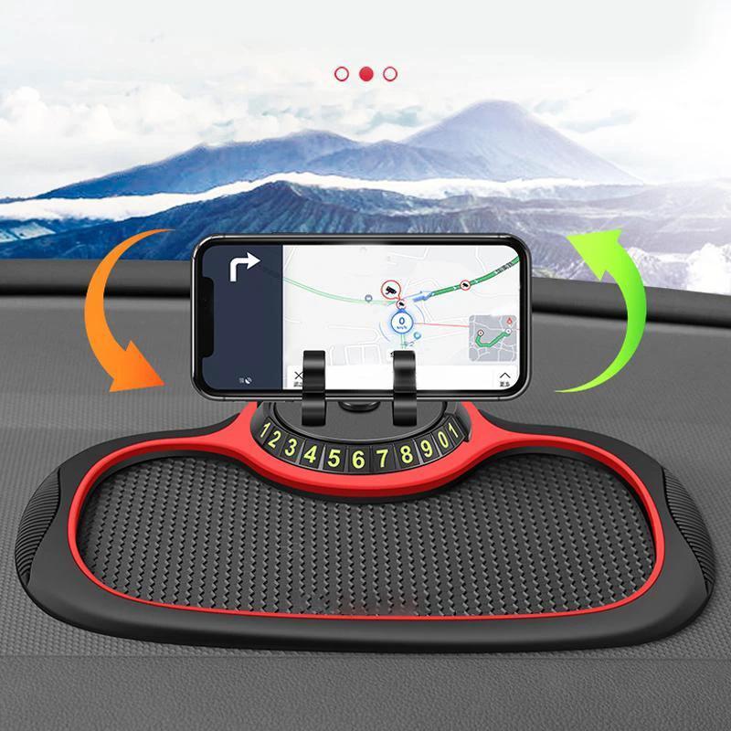 Anti-slip mat for smartphone holder on dashboard by Bowlift
