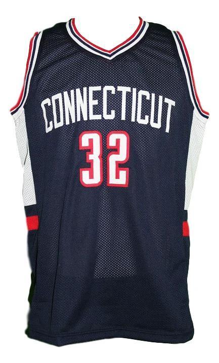 Daniel Hamilton Jersey #32 College Basketball Sewn Navy Blue by My store basketball