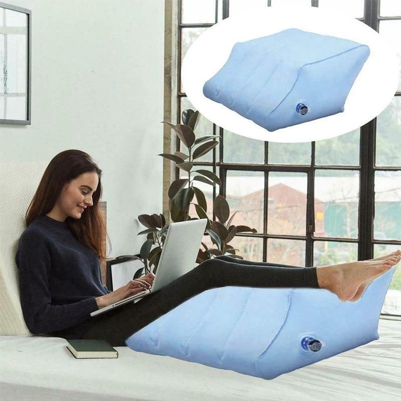 Portable inflatable leg cushion by Bowlift
