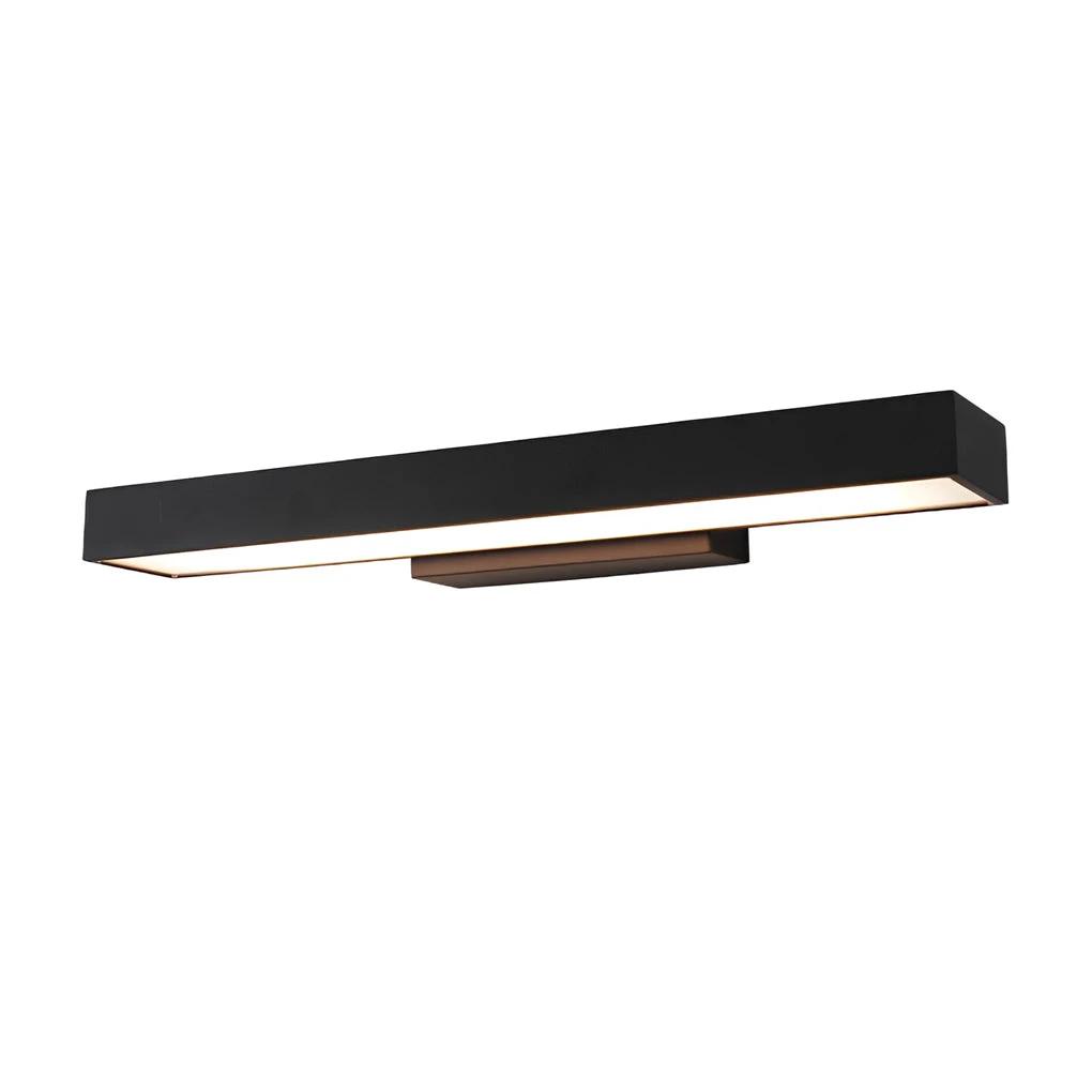 Modern LED Wall Lamp with Motion Sensor and Black Housing by BowLift