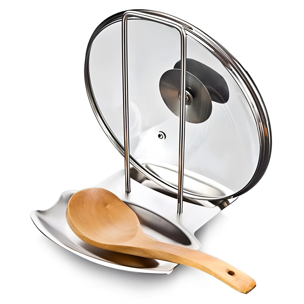 Sleek Pot Lid Holder Rack by Casa & Beyond