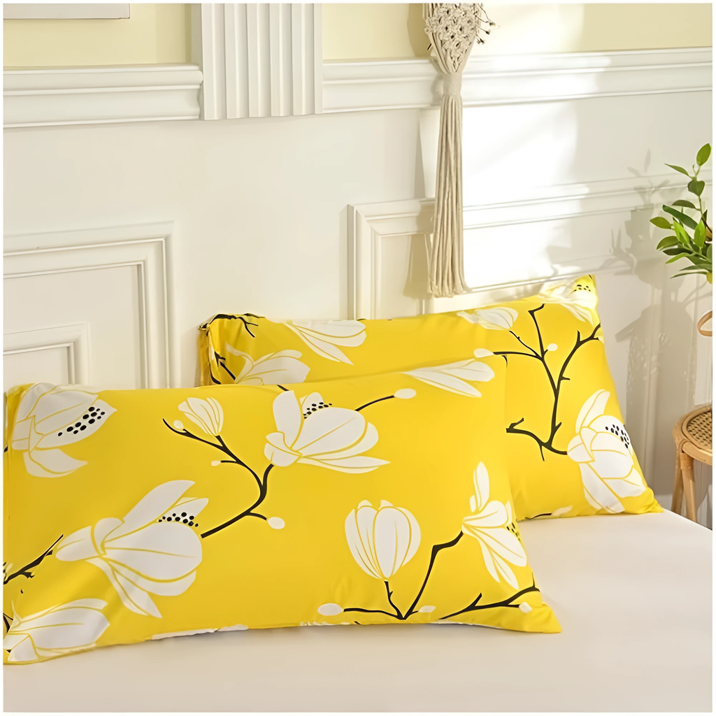 Yellow Blossom | 3pcs Duvet Cover Sets by Casa & Beyond