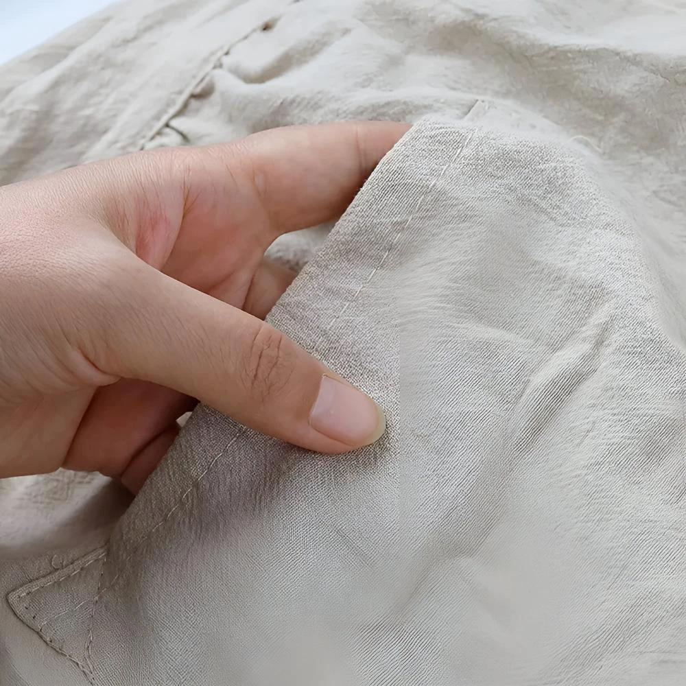 Rustic Ruffle Linen Apron by Casa & Beyond