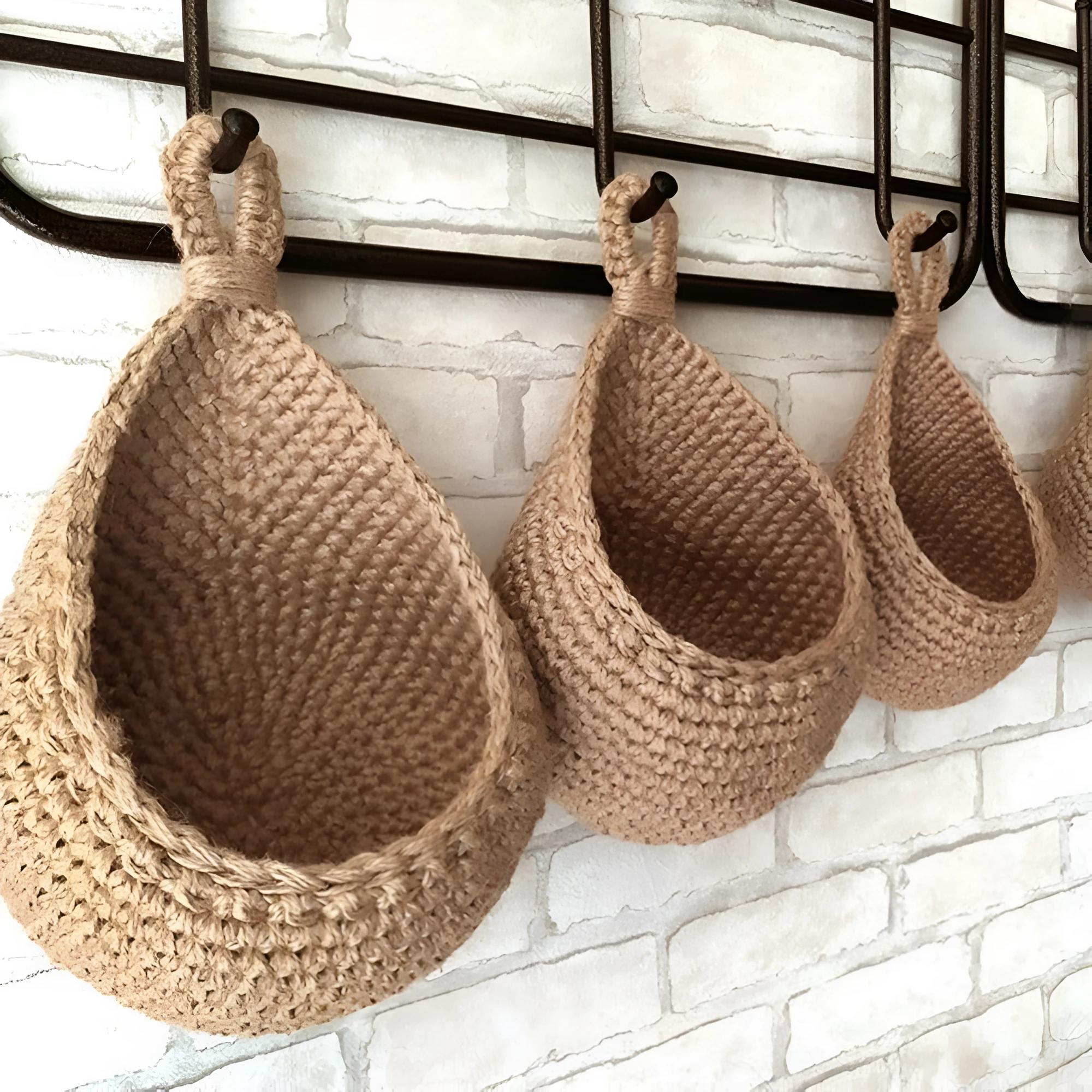 Handcrafted Boho Hanging Basket by Casa & Beyond