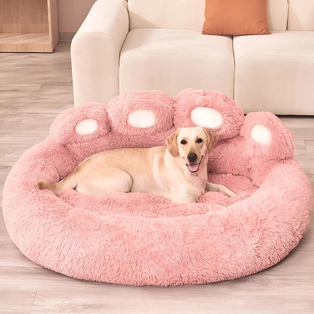 Furry Paw-Shaped Pet Bed by Casa & Beyond