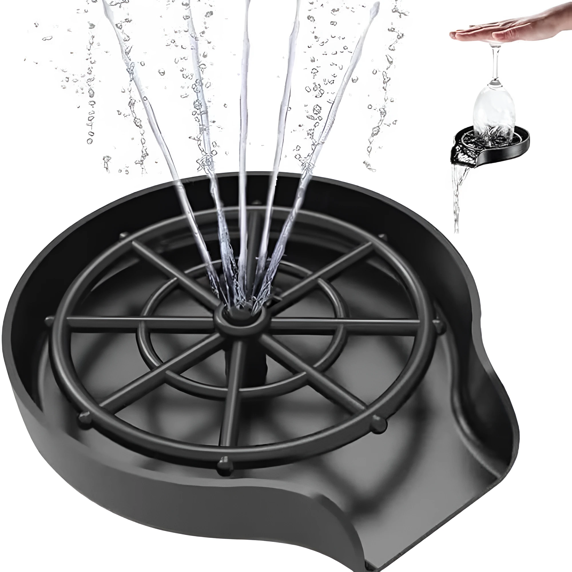 Automatic Quick Clean Glass Rinser by Casa & Beyond