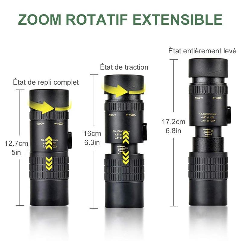 Super Zoom Monocular Telescope 4k by Bowlift