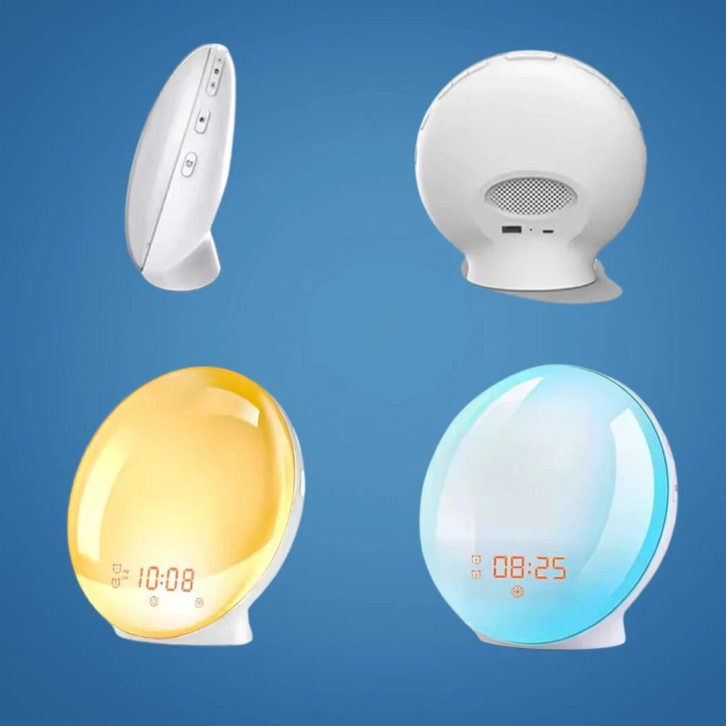 LumiRise | Sunrise Alarm Clock – Natural Wake-Up Light – Ambient Lighting – Ideal for Dark Mornings Bowlift by Bowlift