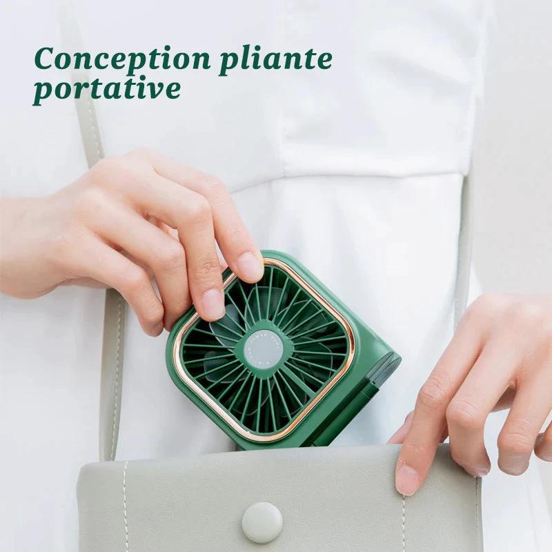 Portable hanging neck fan by Bowlift