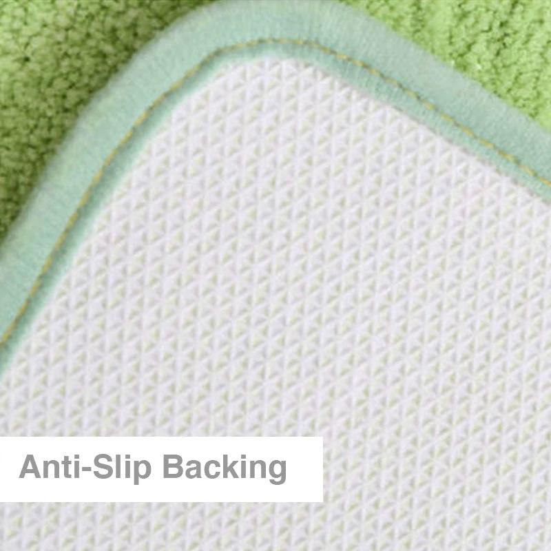Feblilac Solid Color Tufted Bath Mat, Multiple Sizes Bath Mat, Pure Non-Slip Bath Mat by BowLift