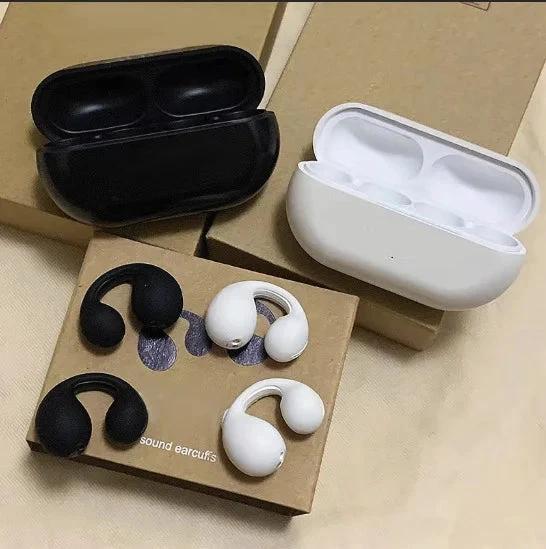 Bone conduction headphones with clip for the ear, wireless by Bowlift