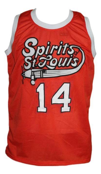 Freddie Lewis Jersey #14 Spirits Of St Louis Aba Basketball Orange by My store basketball