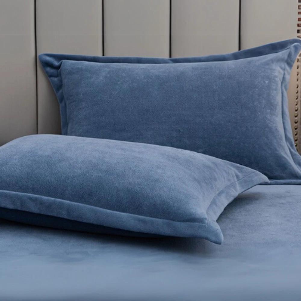 Fleece Comfort Pillow Covers by Casa & Beyond