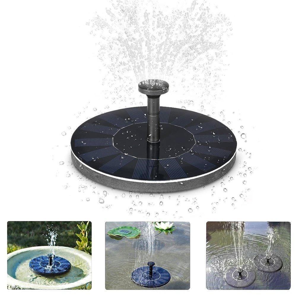 Solar fountain pump for outdoor use by Bowlift