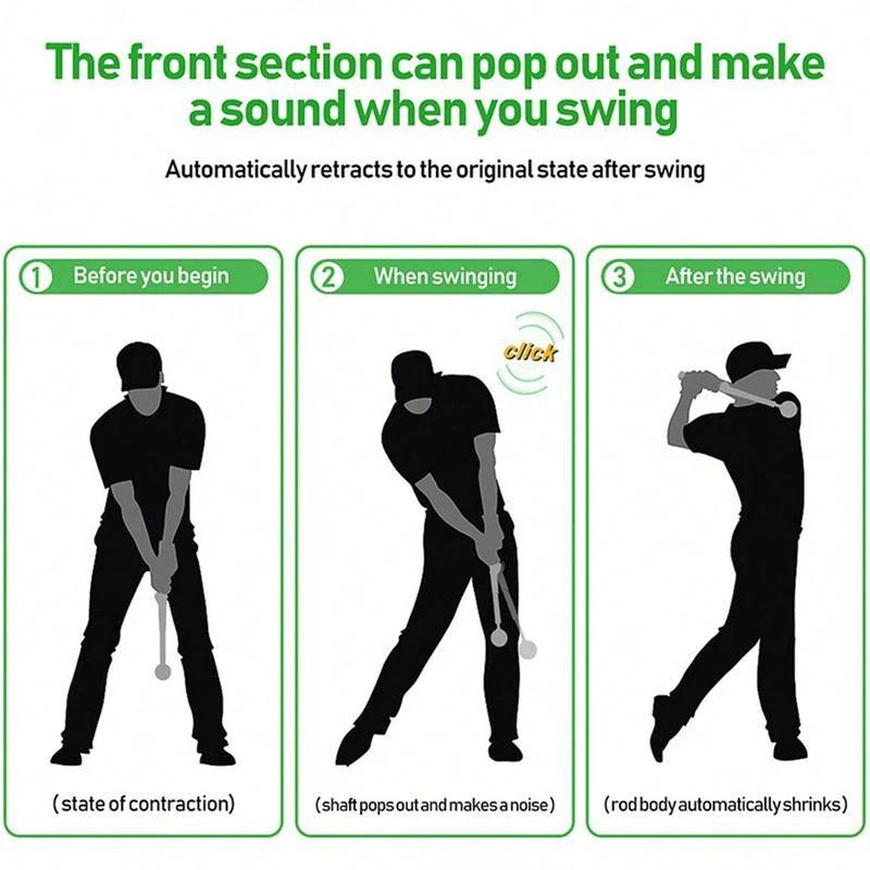 Telescopic Golf Swing Trainer by BowLift