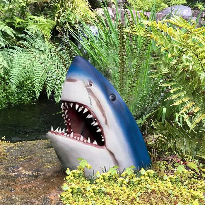 Realistic Shark Statue Unique Decoration for Ocean Lovers by BowLift