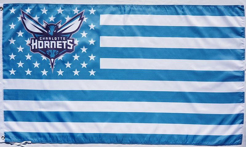 Charlotte Hornets Flag-3x5FT Banner-100% polyester by flagsshop