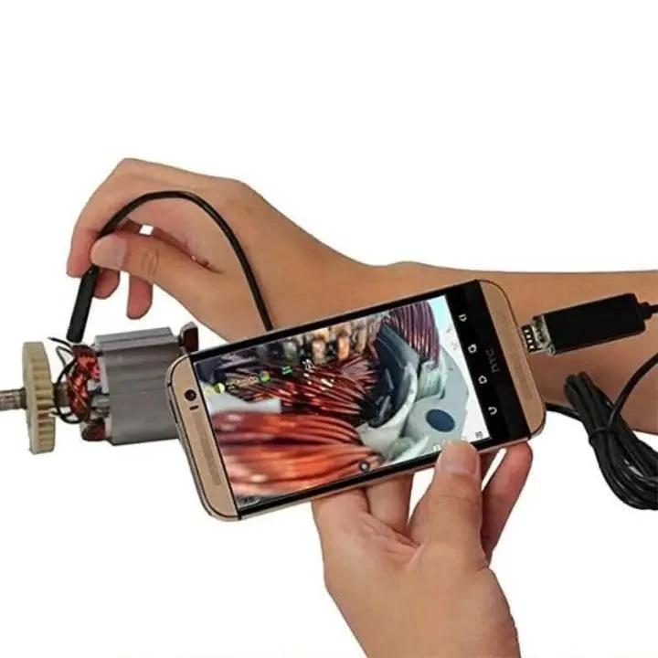 3-in-1 USB Endoscope Camera – Waterproof, Flexible with 6 LED Lights by BowLift