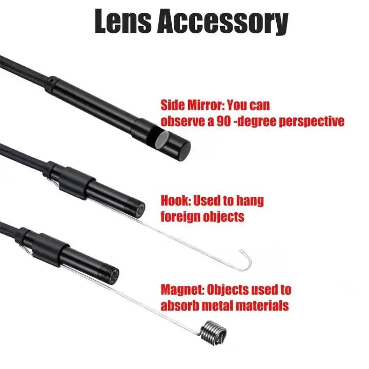 3-in-1 USB Endoscope Camera – Waterproof, Flexible with 6 LED Lights by BowLift