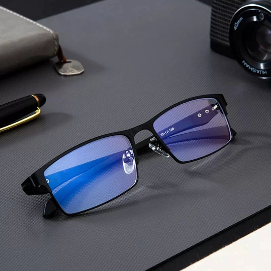 Blue Light Glasses with Lightweight Metal Frame by BowLift