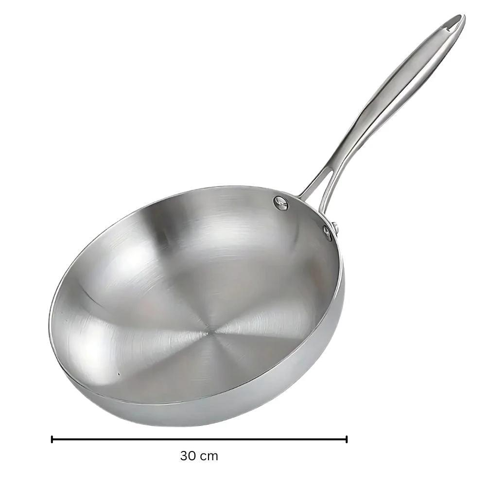 Stainless Steel Frying Pan by Casa & Beyond