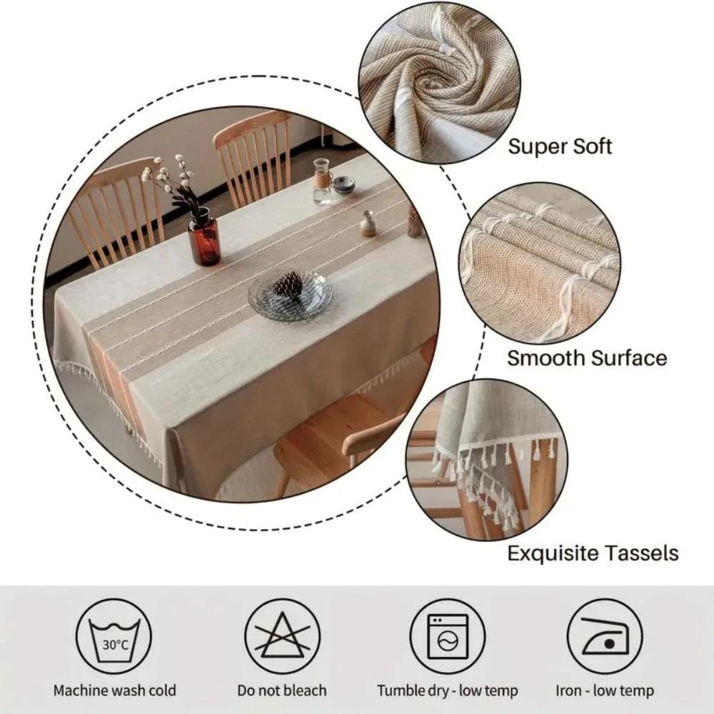 Rustic Table Cloth by Casa & Beyond
