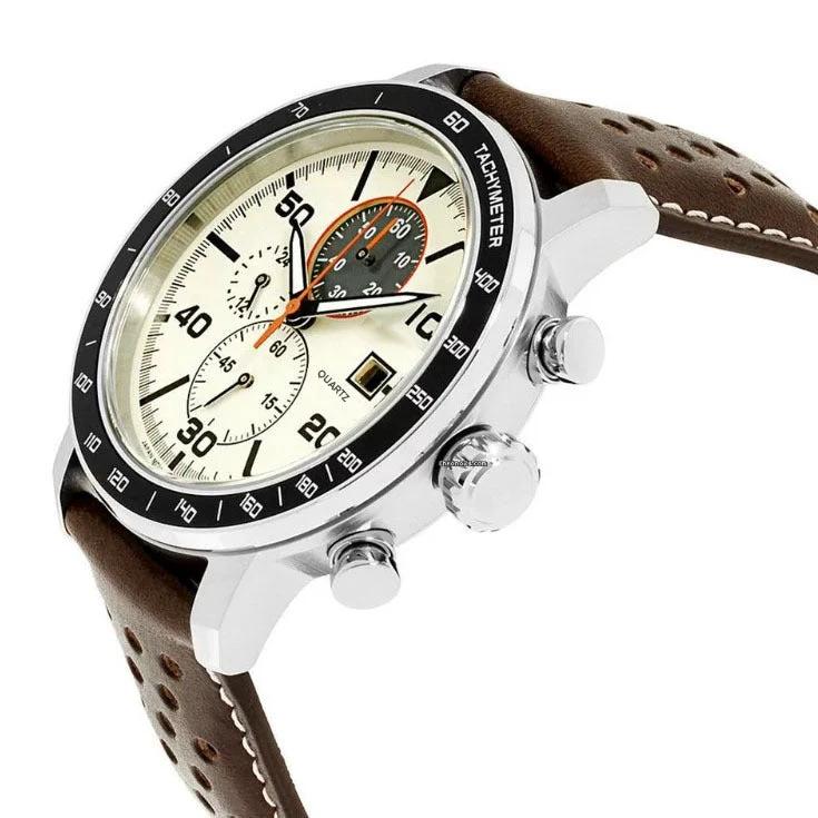 Multifunctional quartz watch with 6 hands for men by Bowlift