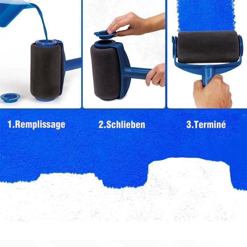 Paint roller with container - 5 pieces/8 pieces by Bowlift