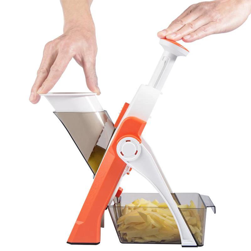 Adjustable Safety Vegetable Cutter by Bowlift
