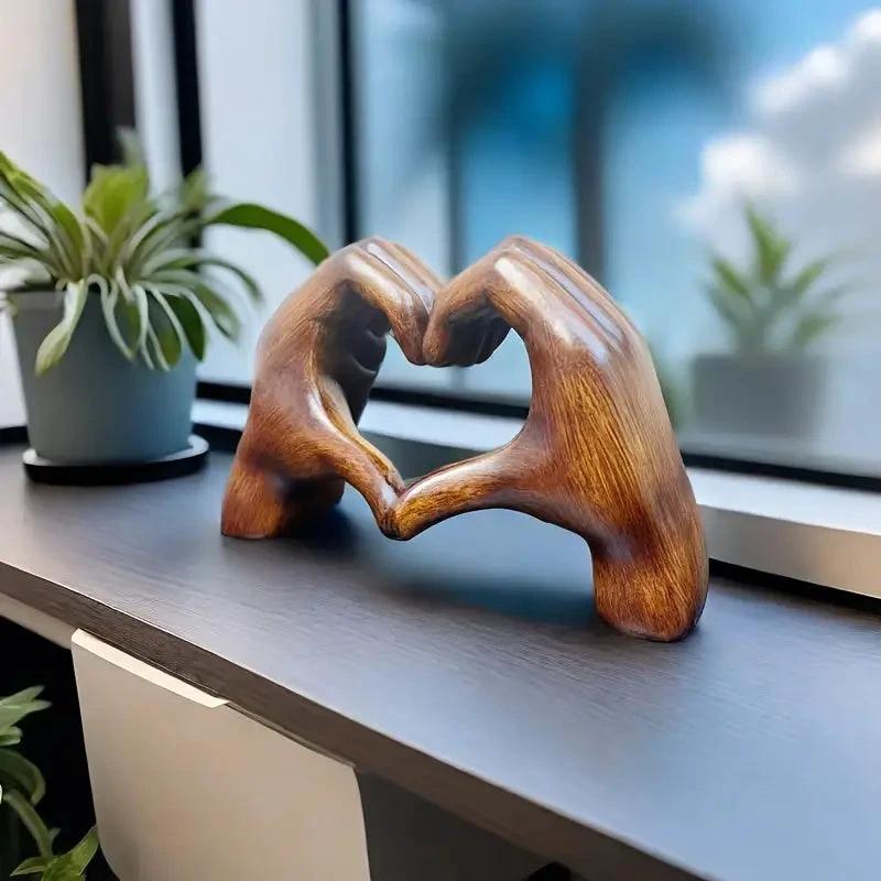 Lovenest Elegant Resin Sculpture - Symbol of Love and Devotion Bowlift by Bowlift