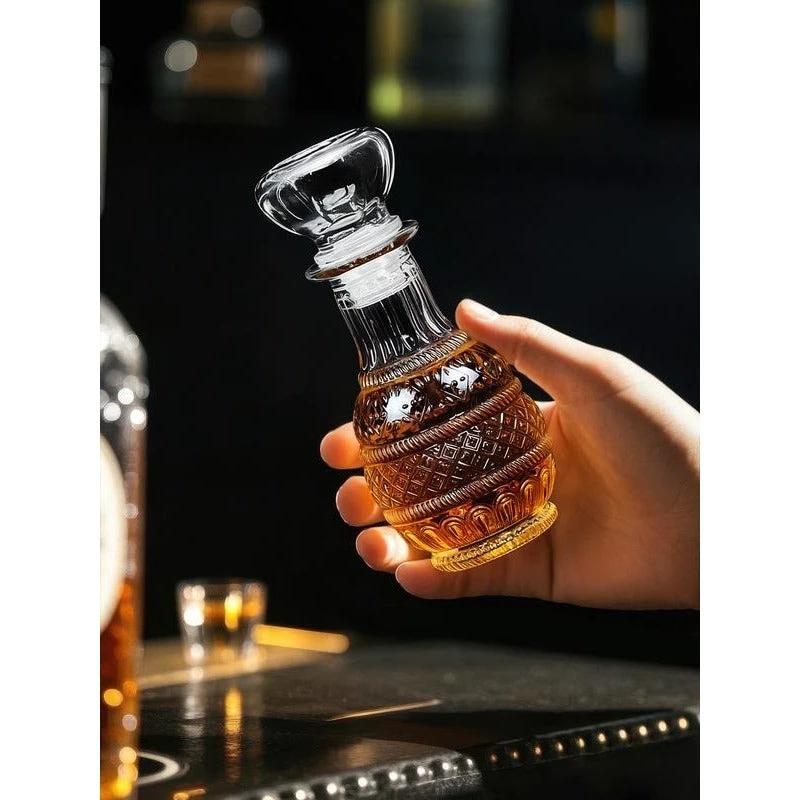 Mini Vintage Glass Decanter by BowLift