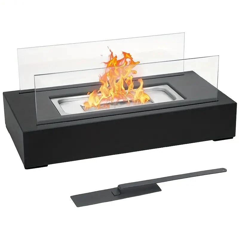 GlowMist Luxury Table Fireplace Bowlift by Bowlift