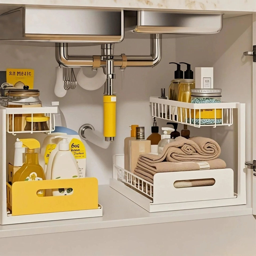 BowLift 丨 Under Sink Kitchen Storage Rack by BowLift