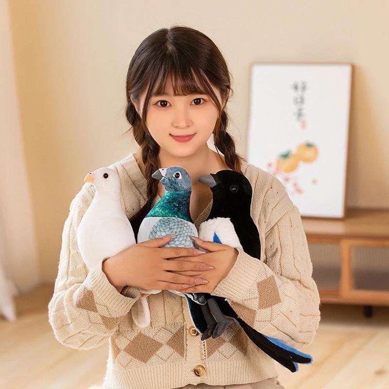 Realistic Plush Pigeon Toy by BowLift
