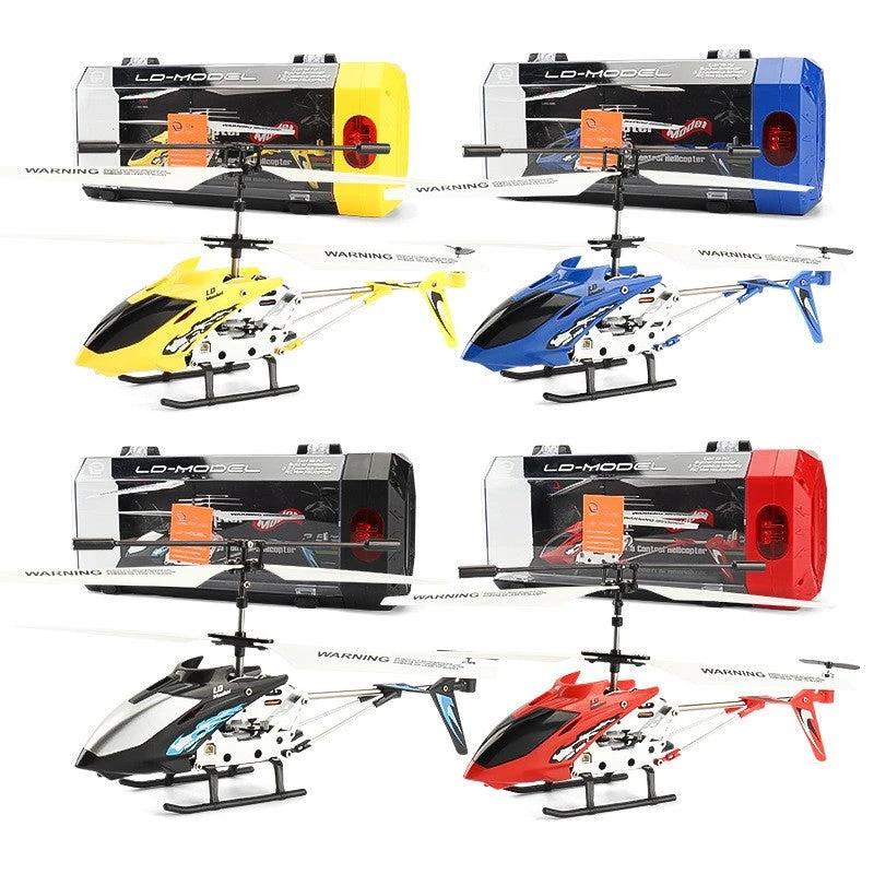 BowLift 丨 Alloy Remote Control Helicopter with Light USB Charging Kids Toy Alloy+Plastic by BowLift