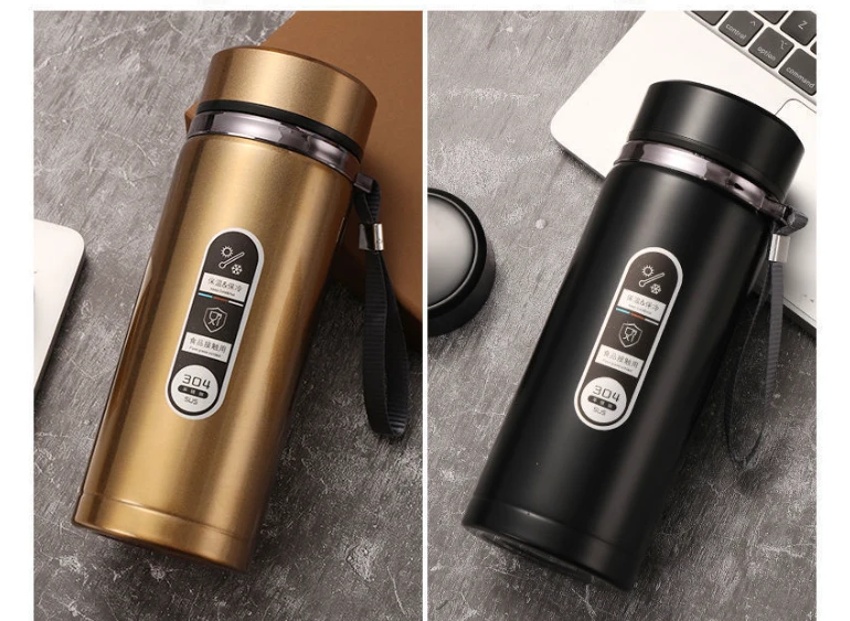 Smart Temperature Display Portable Water Bottle by BowLift
