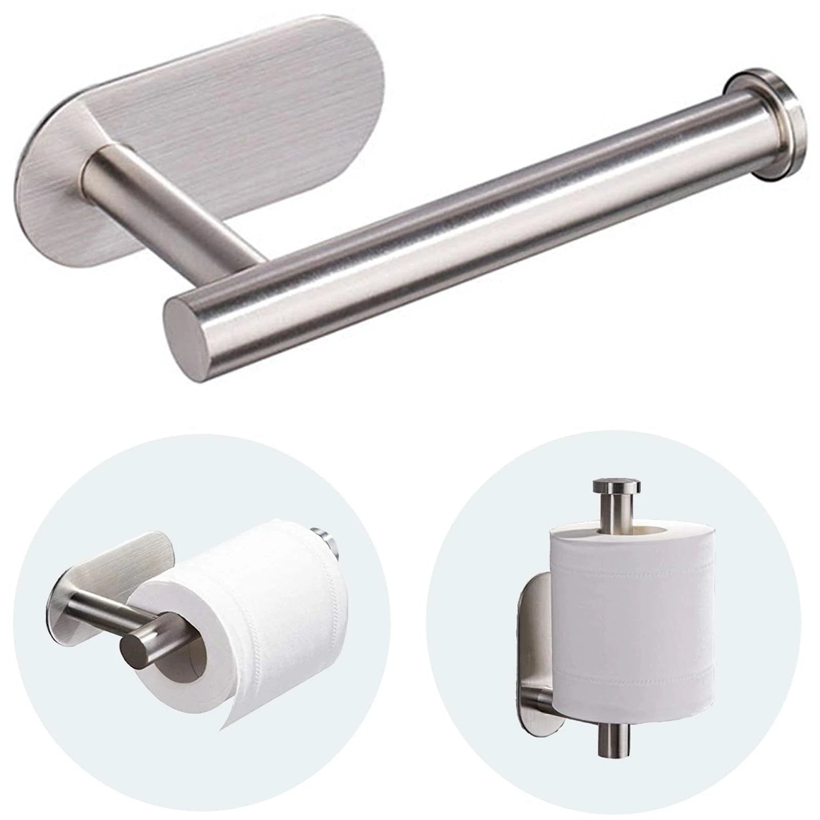 Stainless Steel Kitchen and Bathroom Paper Towel Holder by BowLift