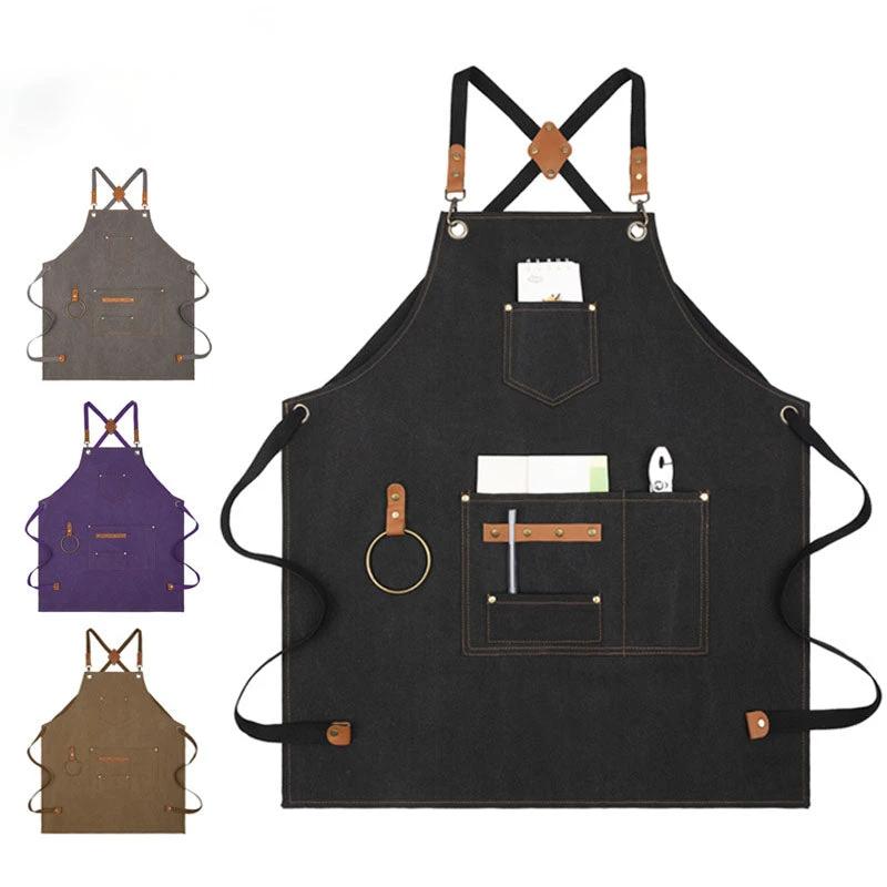 BowLift 丨 Canvas Sleeveless Apron Waterproof Oil-proof Cotton Canvas by BowLift